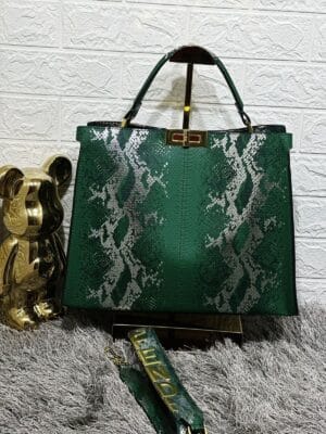 New Fendi Croco Snake Peekaboo Tote Bags
