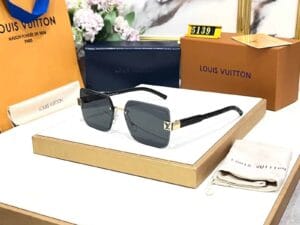 Louis Vuitton Sunglasses Frameless For Men Black