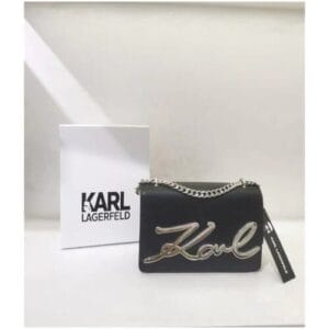 Trendy Signature Karl Lagerfeld Shoulder Handbag