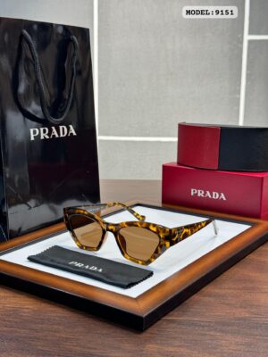 Prada 9151 Tiger Brown Sunglasses